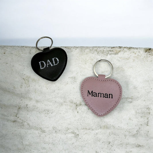 Porte-clé Cœur Personnalisable