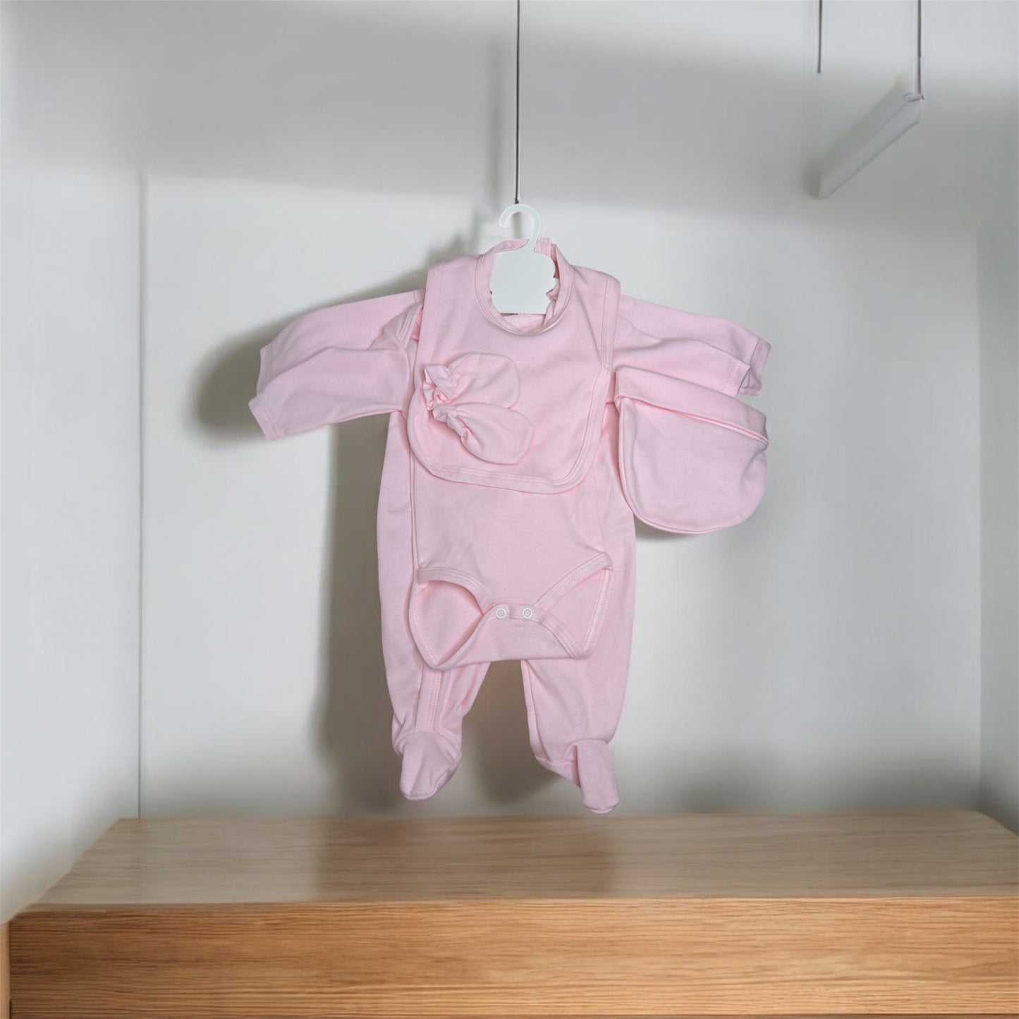 Ensemble naissance 5pcs en coton